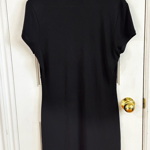 Black collard mini dress - Picture 6 of 9